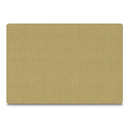 United Visual Products Corkboard, Fabrc, 3 Door, Satin/Lime, 72x36" UV306-SATIN-KEYLIME